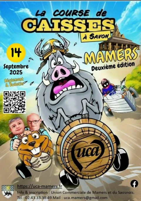 Affiche de Course de caisses à savon de Mamers
