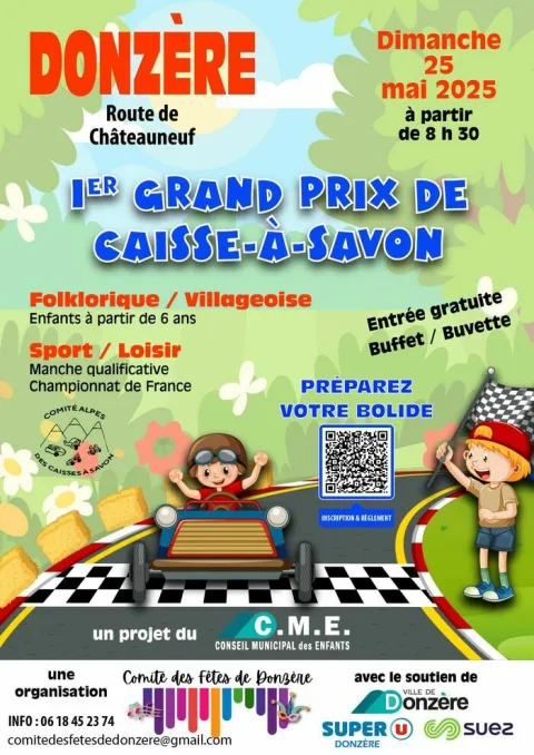 Affiche de Course de caisses à savon de Donzère