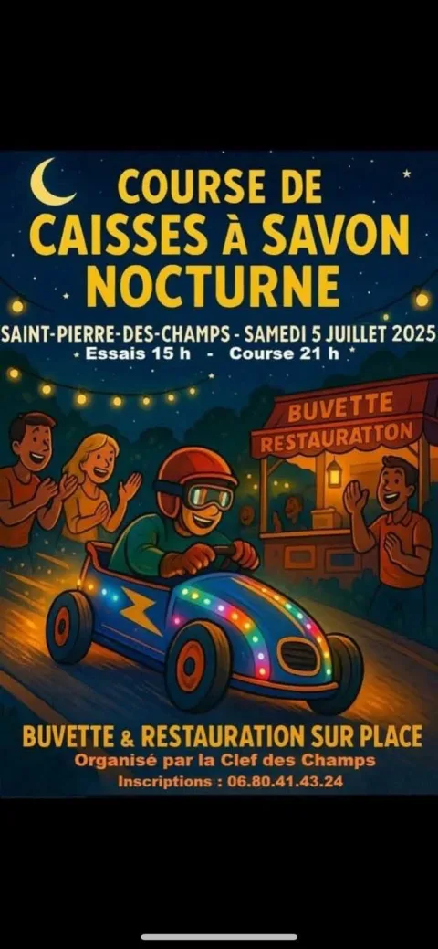 Affiche de Course de caisses à savon de Saint-Pierre-des-Champs