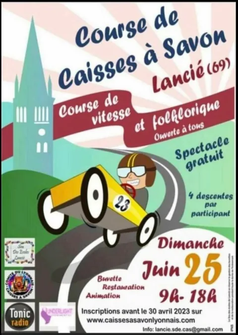 Affiche de Course de caisses à savon de Lancié