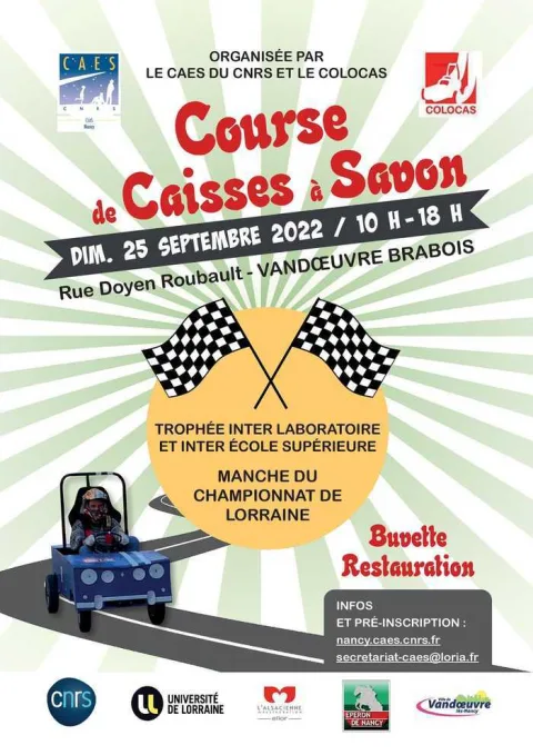 Affiche de Course de caisses à savon de Vandœuvre-lès-Nancy