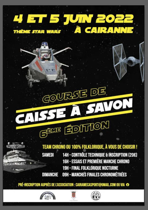 Affiche de Course de caisses à savon de Cairanne
