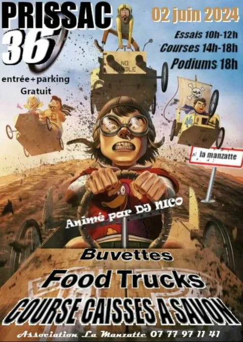 Affiche de Course de caisses à savon de Prissac