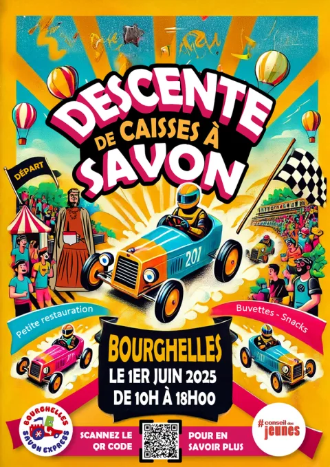 Affiche de Course de caisses à savon de Bourghelles