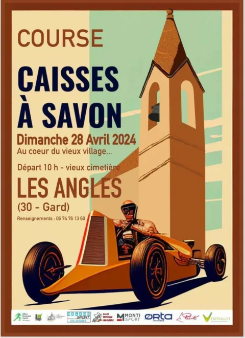 Affiche de Course de caisses à savon des Angles