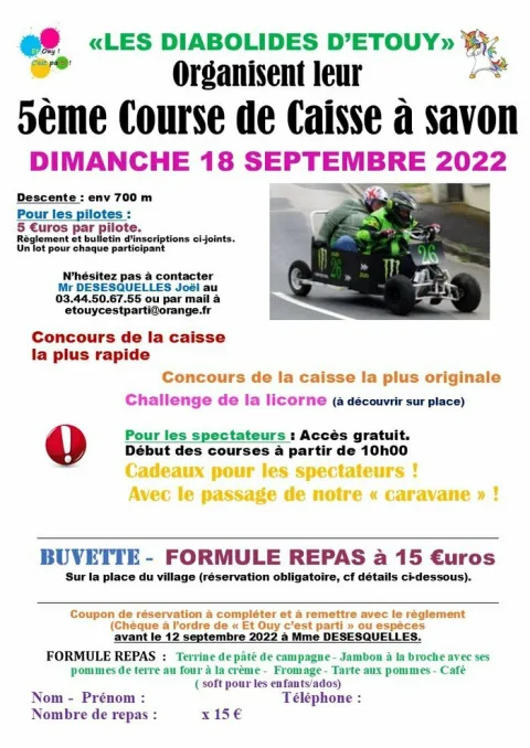 Affiche de Course de caisses à savon d’Étouy