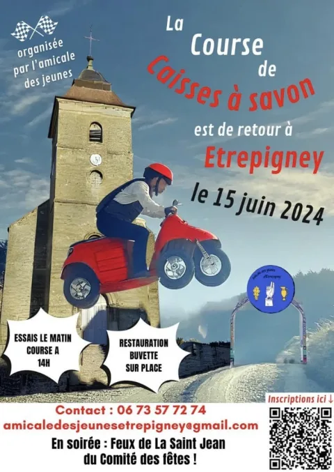 Affiche de Course de caisses à savon d’Étrepigney