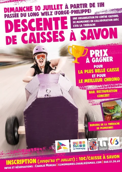 Affiche de Course de caisses à savon de La Roche-sur-Yon