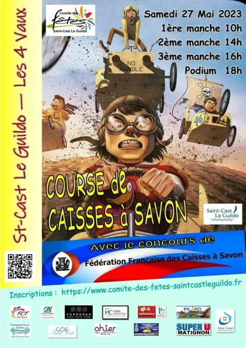 Affiche de Course de caisses à savon de Saint-Cast-le-Guildo