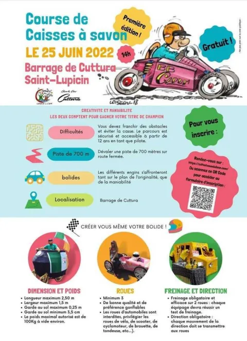 Affiche de Course de caisses à savon de Coteaux du Lizon