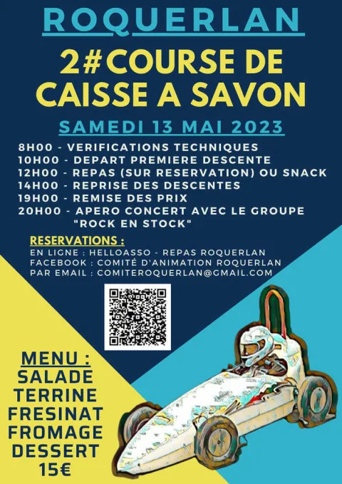 Affiche de Course de caisses à savon de Mazamet