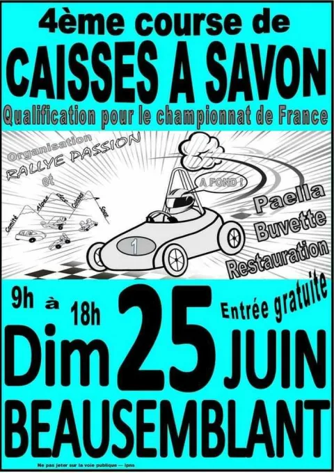 Affiche de Course de caisses à savon de Beausemblant