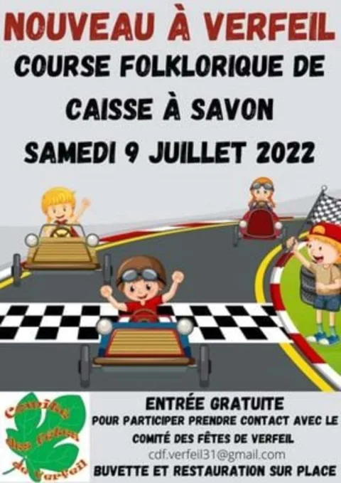 Affiche de Course de caisses à savon de Verfeil