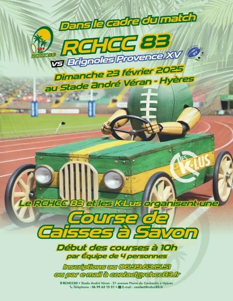 Affiche de Course de caisses à savon de Hyères