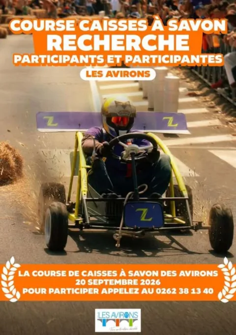 Affiche de Course de caisses à savon des Avirons