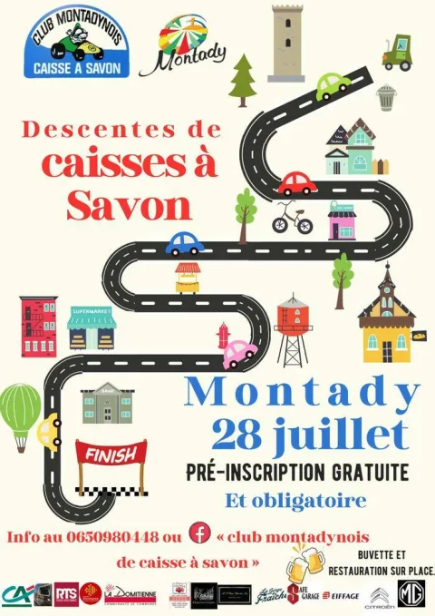 Affiche de Course de caisses à savon de Montady