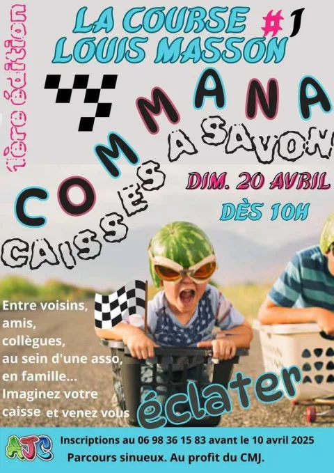 Affiche de Course de caisses à savon de Commana