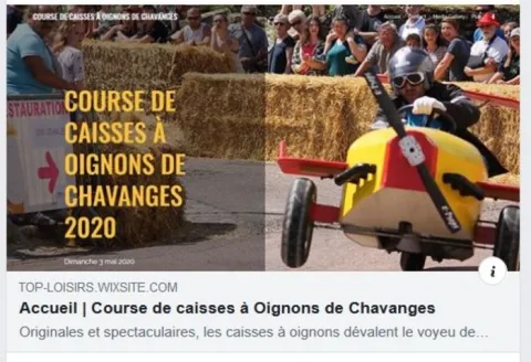 Affiche de Course de caisses à Oignons de Chavanges
