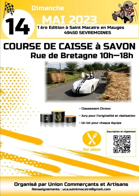 Affiche de Course de caisses à savon de Beaupréau-en-Mauges