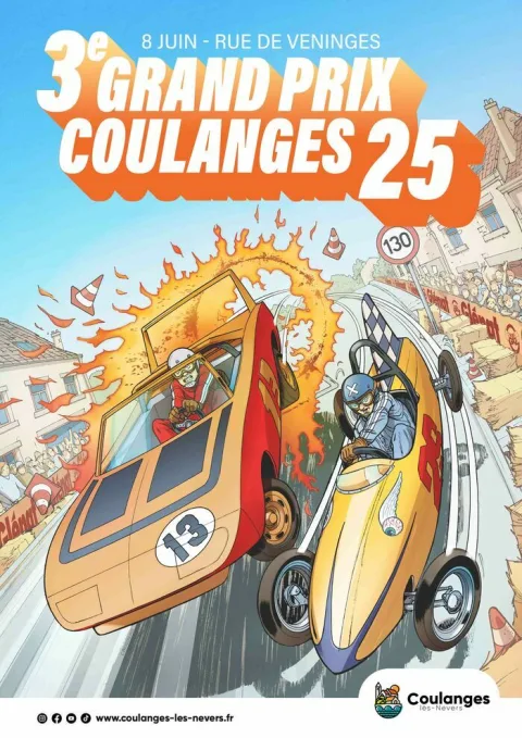 Affiche de 3e Grand Prix de Coulanges – Coulanges-lès-Nevers