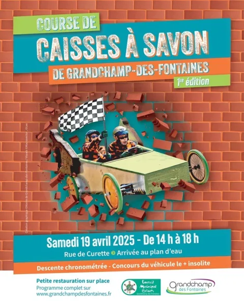 Affiche de Course de caisses à savon de Grandchamp-des-Fontaines