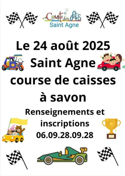 Affiche de Course de caisses à savon de Saint-Agne