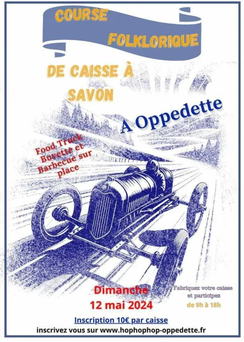 Affiche de Course de caisses à savon d’Oppedette