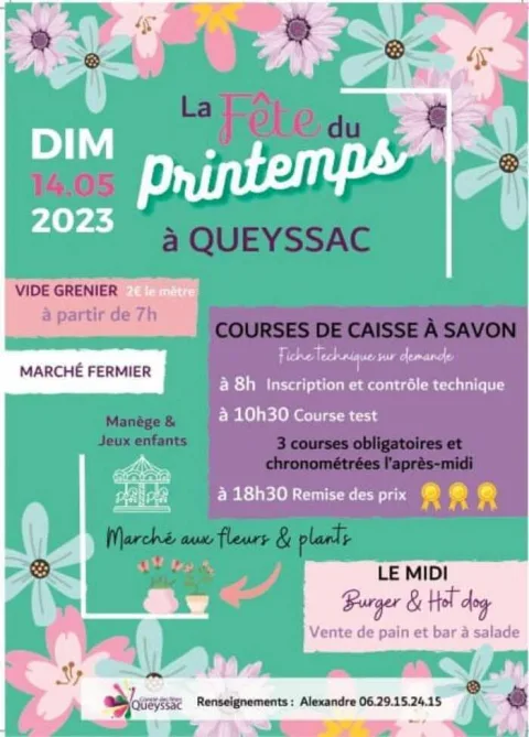 Affiche de Course de caisses à savon de Queyssac