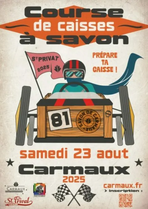 Affiche de Course de caisses à savon de Carmaux