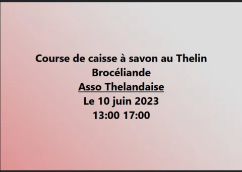 Affiche de Course de caisses à savon de Plélan-le-Grand