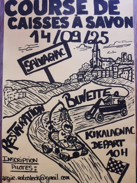 Affiche de Course de caisses à savon de Salvagnac