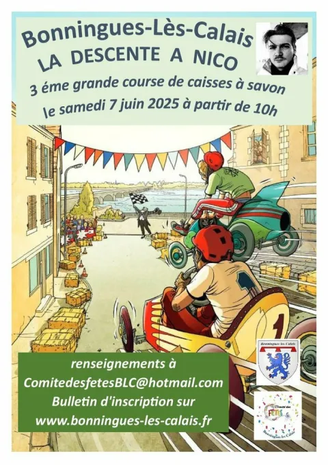 Affiche de Course de caisses à savon de Bonningues-lès-Calais