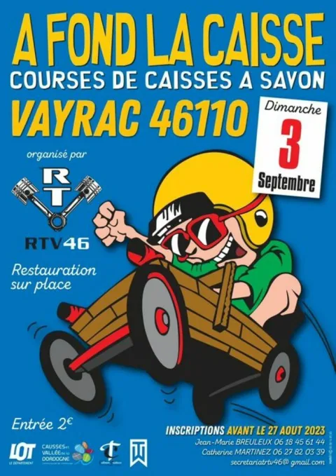 Affiche de Course de caisses à savon de Vayrac