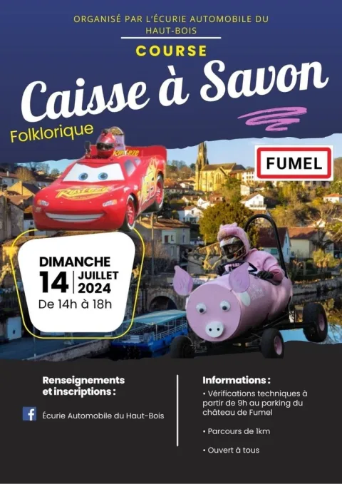 Affiche de Course de caisses à savon de Fumel