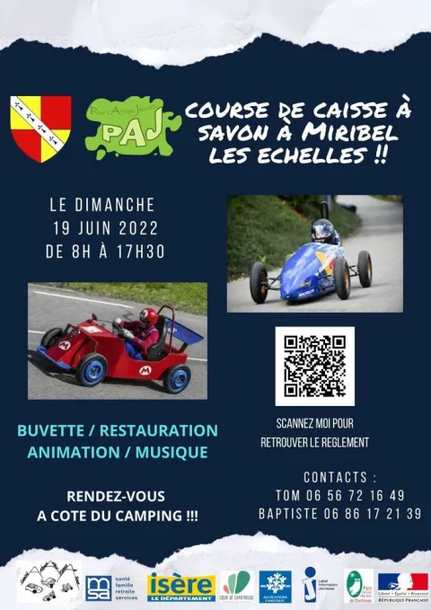 Affiche de Course de caisses à savon de Miribel-les-Échelles