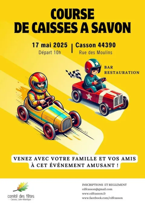 Affiche de Course de caisses à savon de Casson