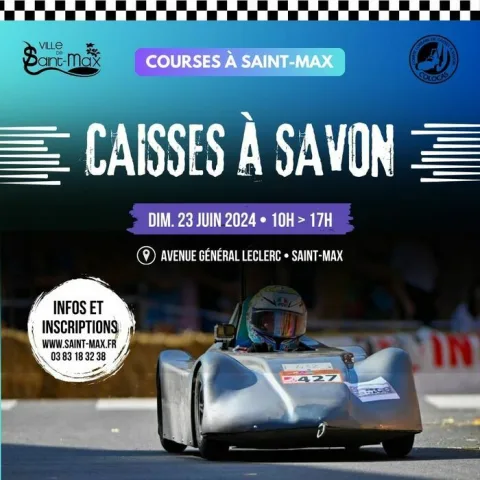 Affiche de Course de caisses à savon de Saint-Max