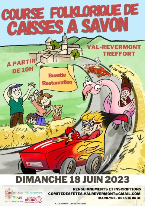 Affiche de Course de caisses à savon de Val-Revermont