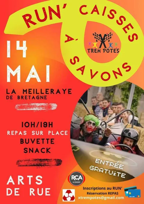 Affiche de Course de caisses à savon de La Meilleraye-de-Bretagne