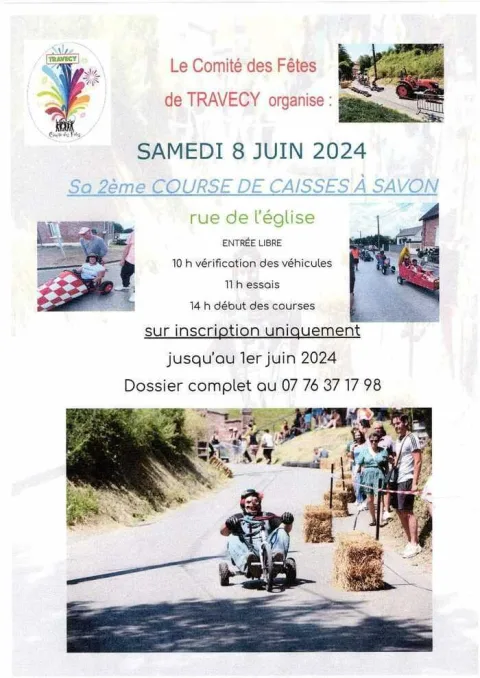 Affiche de Course de caisses à savon de Travecy