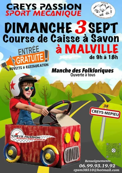 Affiche de Course de caisses à savon de Creys-Mépieu