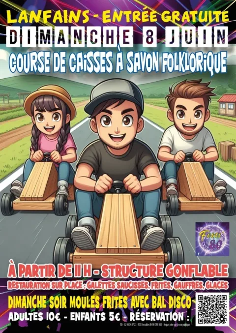 Affiche de Course de caisses à savon de Lanfains