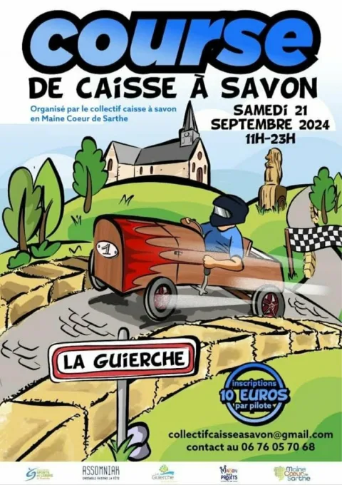 Affiche de Course de caisses à savon de La Guierche