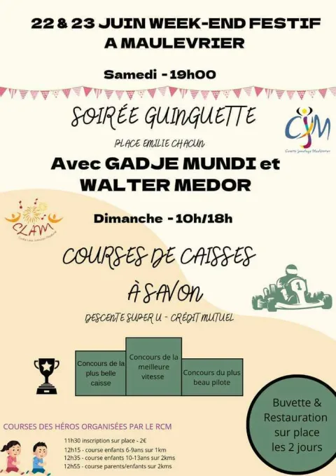 Affiche de Course de caisses à savon de Maulévrier