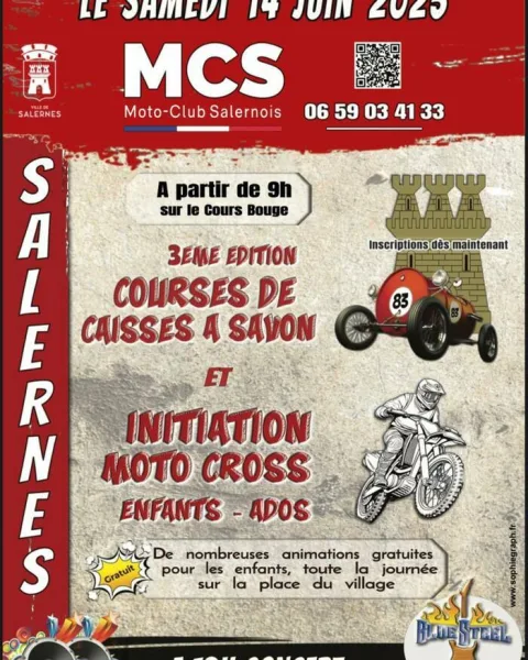 Affiche de Course de caisses à savon de Salernes