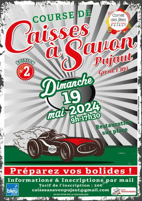 Affiche de Course de caisses à savon de Pujaut