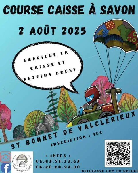 Affiche de Course de caisses à savon de Valherbasse