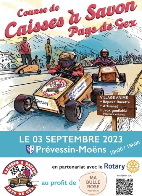 Affiche de Course de caisses à savon de Prévessin-Moëns