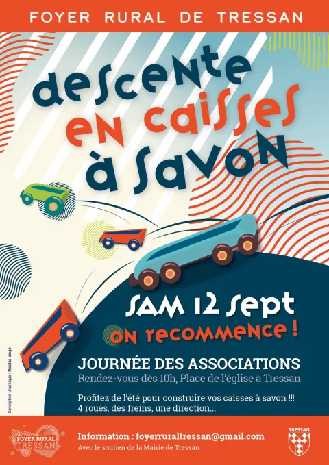 Affiche de Course de caisses à savon de Tressan