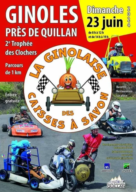 Affiche de Course de caisses à savon de Ginoles